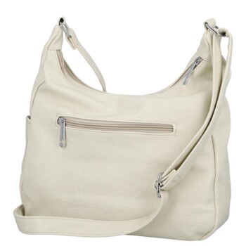 Dámska crossbody kabelka krémová - Firenze Kaisa