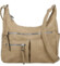 Dámska crossbody kabelka béžová - Firenze Kaisa