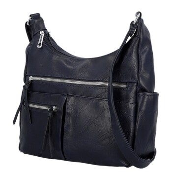 Dámska crossbody kabelka tmavo modrá - Firenze Kaisa