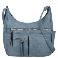 Dámska crossbody kabelka džínsovo modrá - Firenze Kaisa