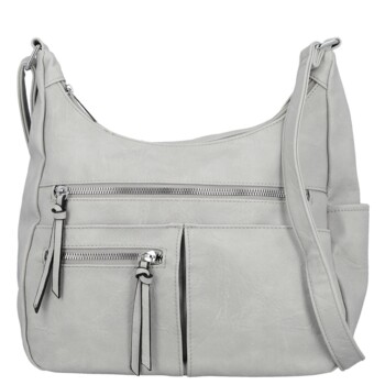 Dámska crossbody kabelka šedá - Firenze Kaisa