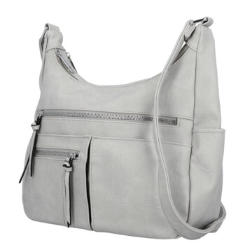 Dámska crossbody kabelka šedá - Firenze Kaisa