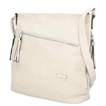 Dámska crossbody kabelka krémová - Firenze Valika