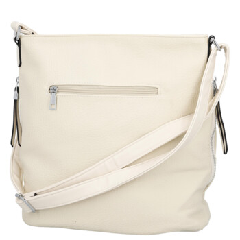 Dámska crossbody kabelka krémová - Firenze Valika