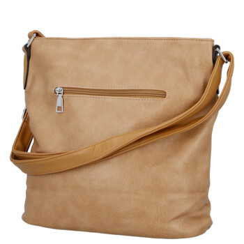 Dámska crossbody kabelka béžová - Firenze Kenza