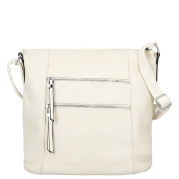 Dámska crossbody kabelka krémová - Firenze Kenza
