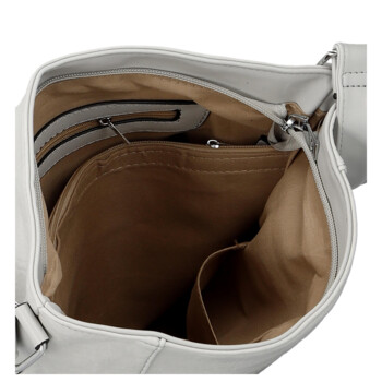 Dámska crossbody kabelka šedá - Firenze Kenza