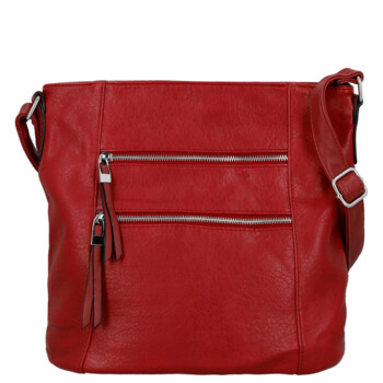 Dámska crossbody kabelka červená - Firenze Kenza