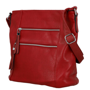 Dámska crossbody kabelka červená - Firenze Kenza