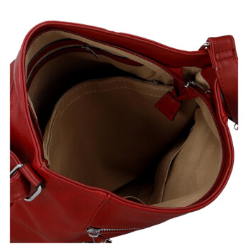 Dámska crossbody kabelka červená - Firenze Kenza