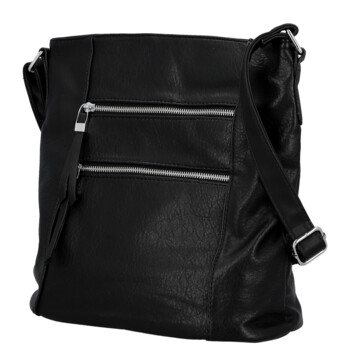 Dámska crossbody kabelka čierna - Firenze Kenza