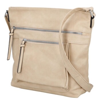 Dámska crossbody kabelka béžová - Firenze Julietta