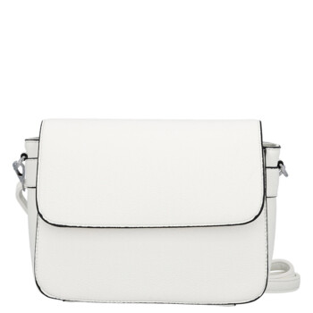 Moderná dámska koženková crossbody kabelka Mirona, biela