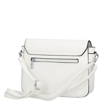 Moderná dámska koženková crossbody kabelka Mirona, biela