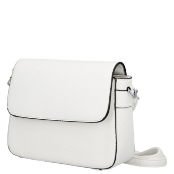 Moderná dámska koženková crossbody kabelka Mirona, biela