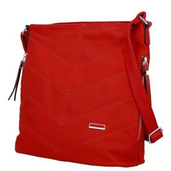 Dámska crossbody kabelka červená - Firenze Semir