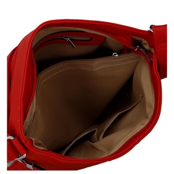 Dámska crossbody kabelka červená - Firenze Semir