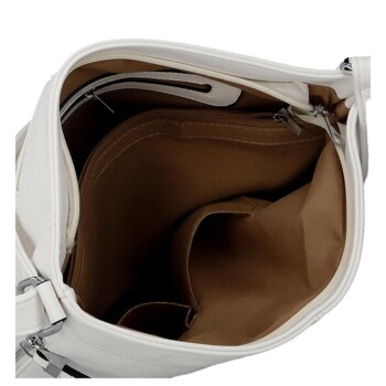 Dámska crossbody kabelka biela - Firenze Semir