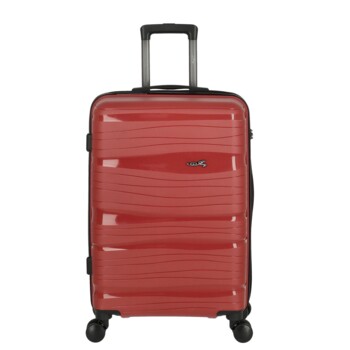 Cestovný plastový kufor červený - Jony Margith S