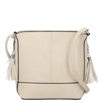 Dámska crossbody kabelka béžová - Firenze Alevin