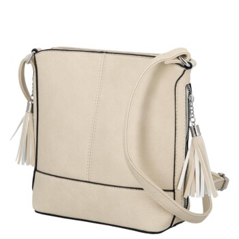 Dámska crossbody kabelka béžová - Firenze Alevin