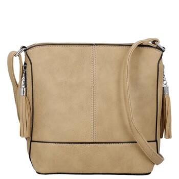 Dámska crossbody kabelka khaki - Firenze Alevin