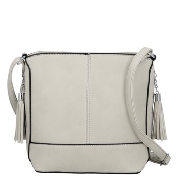 Dámska crossbody kabelka šedá - Firenze Alevin