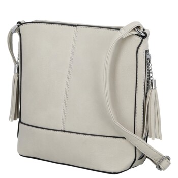 Dámska crossbody kabelka šedá - Firenze Alevin
