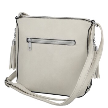Dámska crossbody kabelka šedá - Firenze Alevin