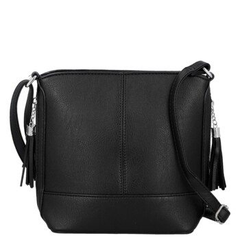 Dámska crossbody kabelka čierna - Firenze Alevin
