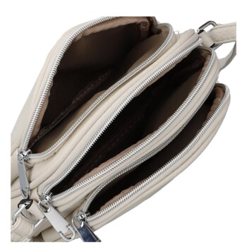 Dámska crossbody kabelka béžová - Firenze Patrika