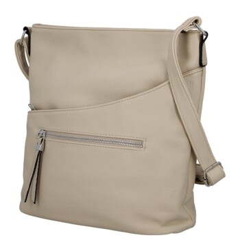 Dámska crossbody kabelka béžová - Firenze Berit