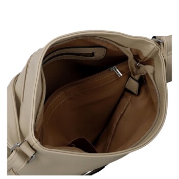Dámska crossbody kabelka béžová - Firenze Berit