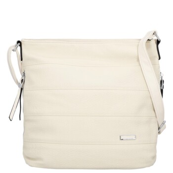 Dámska crossbody kabelka krémová - Firenze Gabriele