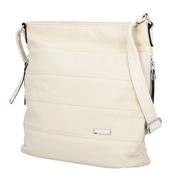 Dámska crossbody kabelka krémová - Firenze Gabriele