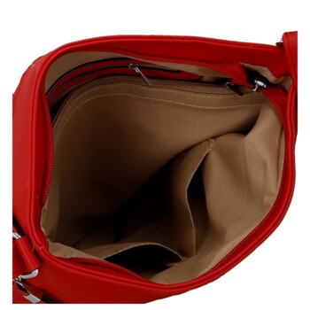 Dámska crossbody kabelka červená - Firenze Gabriele