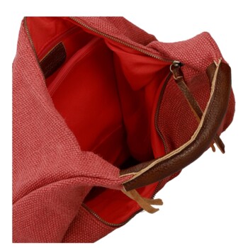 Dámska kabelka cez rameno červená - Paolo bags Ewelin