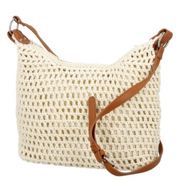 Dámska crossbody kabelka krémová - Firenze Janelle