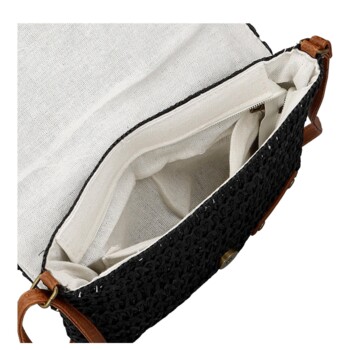 Dámska crossbody kabelka čierna - Firenze Sina