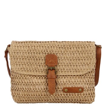 Dámska crossbody kabelka béžová - Firenze Sina