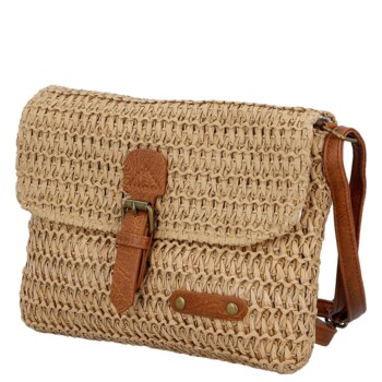 Dámska crossbody kabelka béžová - Firenze Sina