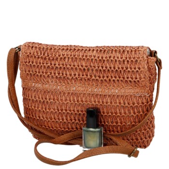 Dámska crossbody kabelka tehlovo červená - Firenze Sina