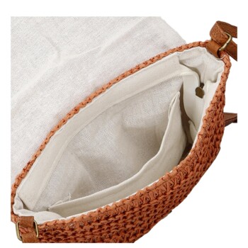 Dámska crossbody kabelka tehlovo červená - Firenze Sina