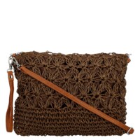 Dámska crossbody kabelka hnedá - Firenze Seiya