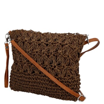 Dámska crossbody kabelka hnedá - Firenze Seiya