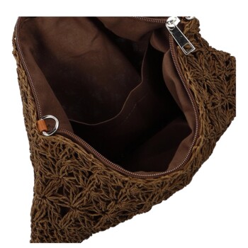 Dámska crossbody kabelka hnedá - Firenze Seiya