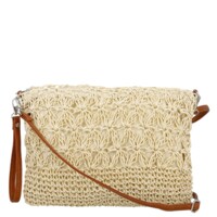 Dámska crossbody kabelka krémová - Firenze Seiya