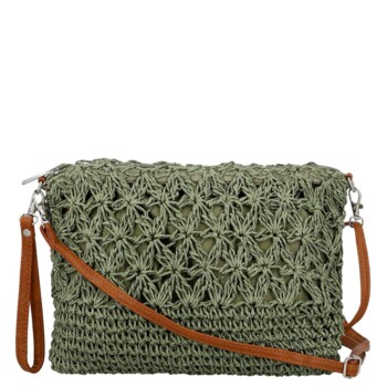 Dámska crossbody kabelka zelená - Firenze Seiya