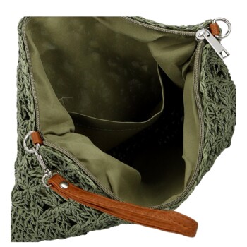 Dámska crossbody kabelka zelená - Firenze Seiya