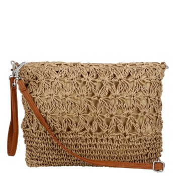 Dámska crossbody kabelka béžová - Firenze Seiya